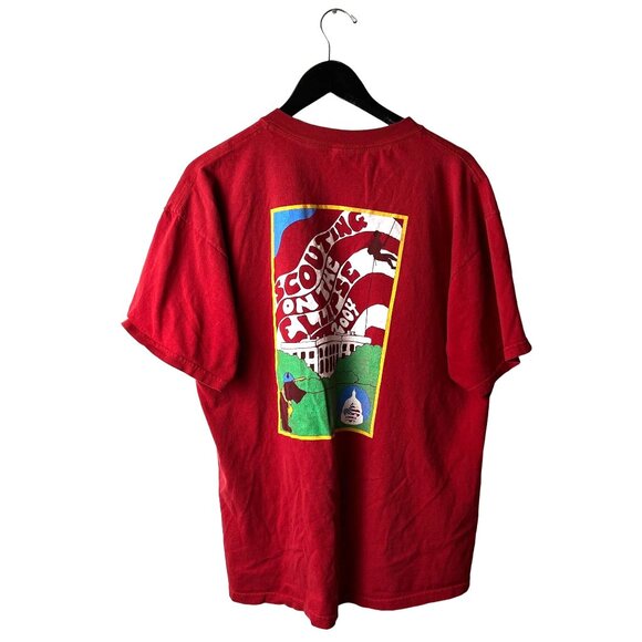2004 Vintage Y2K Scouting on the Ellipse T Shirt Red XL Extra Large Graphic Tee - Picture 3 of 16